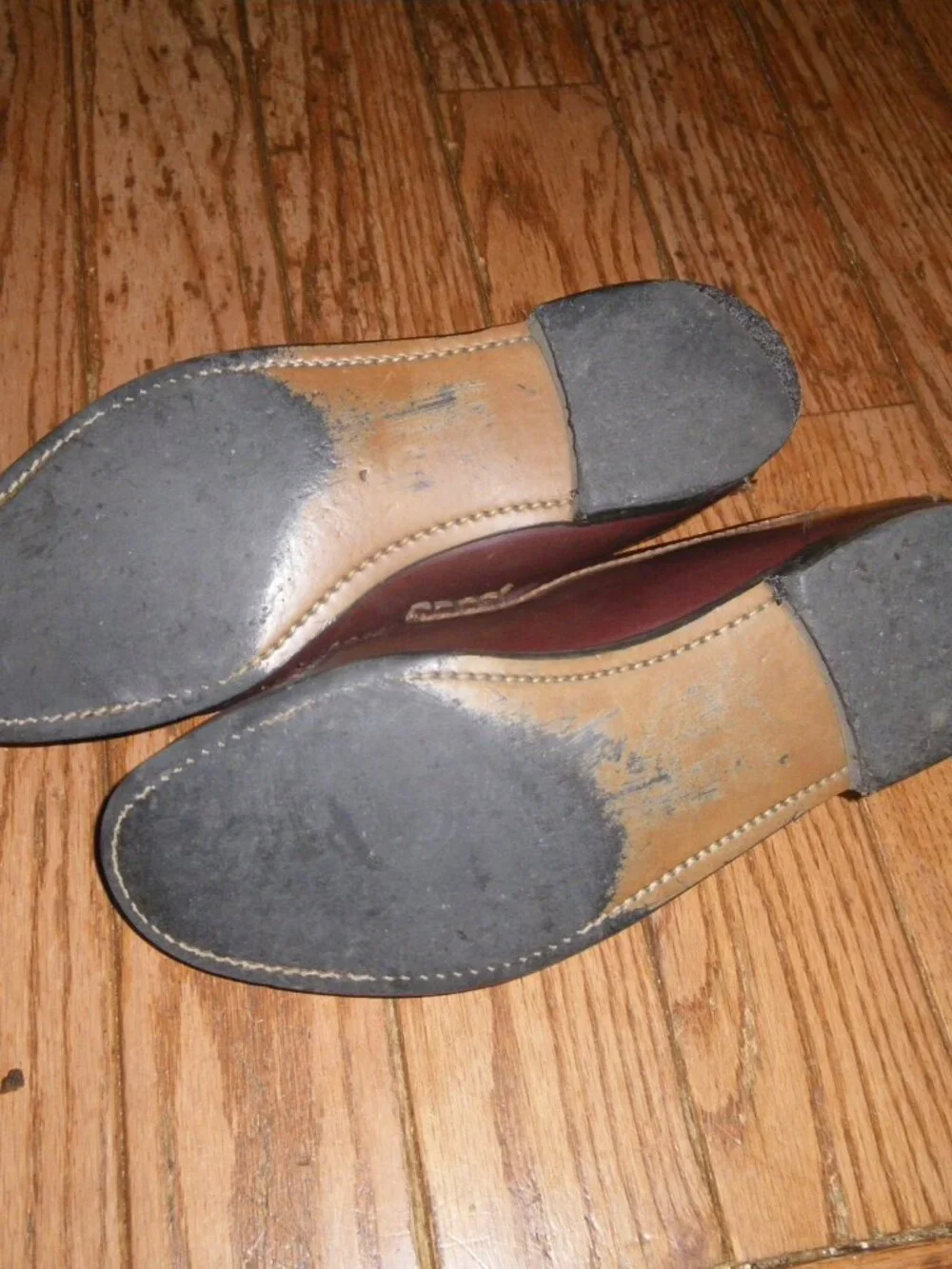 Vintage Men’s Dexter USA Brown Leather Slip On Loafers Dress Shoes